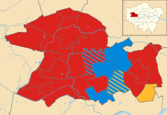 Ealing 2014 results map