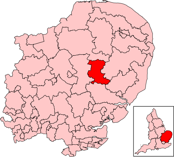 Etholaeth Bury St Edmunds a Stowmarket yn Ne-ddwyrain Lloegr