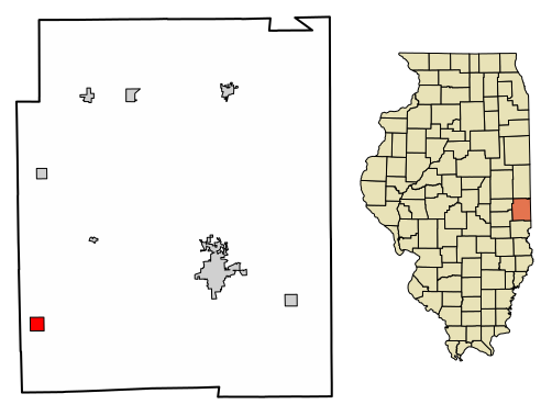 File:Edgar County Illinois Incorporated and Unincorporated areas Kansas Highlighted.svg