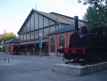 Fachada de la Estación de Delicias