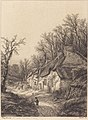 Cottages in Winter, 1840