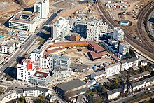 Chantier du quartier Euronantes.