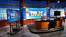 This is the current look of the FOX 24 News set after leaving WCSC's studios. FOX 24 News Set.jpg