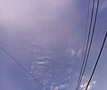 Faint cirrus radiatus clouds