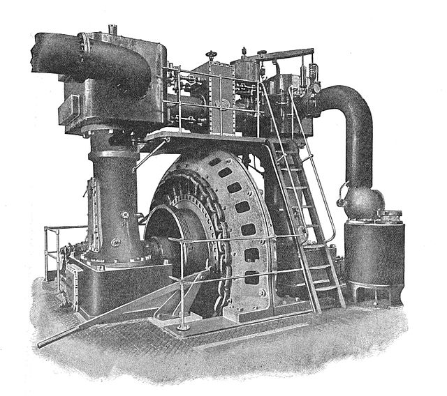 Ferranti steam generating set, c. 1900