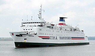 The MS Madeleine is a car/passenger ferry owned and operated by Coopérative de Transport Maritime et Aérien between Souris and Cap-aux-Meules. The ship was originally named Leinster and owned and operated by B&I Line. The ship later sailed with Irish Ferries as Isle of Inishturk as well as operating under the name Isle of Inishmore.