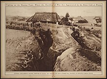 Austrian detachments holding trenches in Galicia, dug through the snow-covered soil Fighting on the Russian Front, Where the Hardship of War are Aggravated by the Bitter Cold of Winter (LOC) (6331261973).jpg