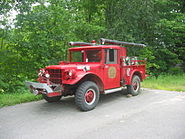 An early Temple fire truck