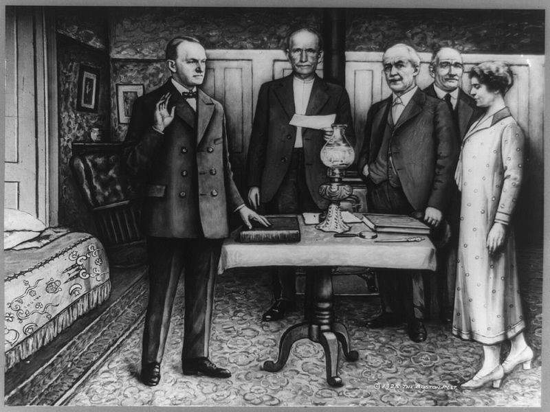 File:First inauguration of Calvin Coolidge.jpg