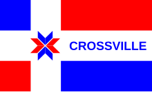 Flag of Crossville, Tennessee.svg