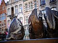 * Nomination Fish fountain and facades of IJzerenleen in Mechelen (Belgium). --.Anja. 09:57, 20 November 2018 (UTC) * Decline  Oppose Tilted, IMHO bad right crop. --C messier 19:46, 28 November 2018 (UTC)