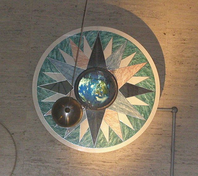 Foucault pendulum at the Franklin Institute