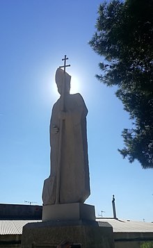 Monument a Francesc Climent inaugurat a Torreblanca (Castelló, Espanya) el 23 d'octubre de 2021