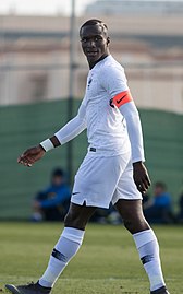 Diaby playing for France U-20 Francia-usa-63.jpg