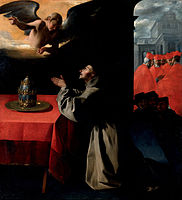 Francisco de Zurbarán: St. Bonaventure at Prayer, 1628/29