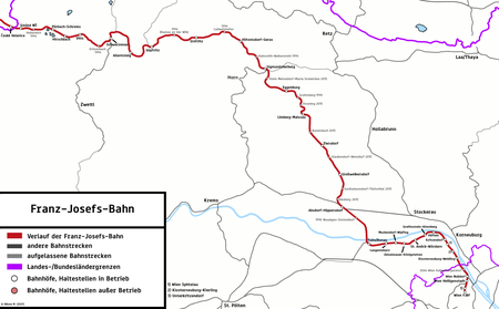 Línea del Franz-Josefs-Bahn (Austria)