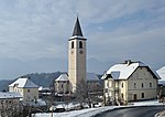 Catholic parish church hl.  Blaise and cemetery