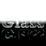 GLASS as a glass imitation with reflection (GIMP 2.8)