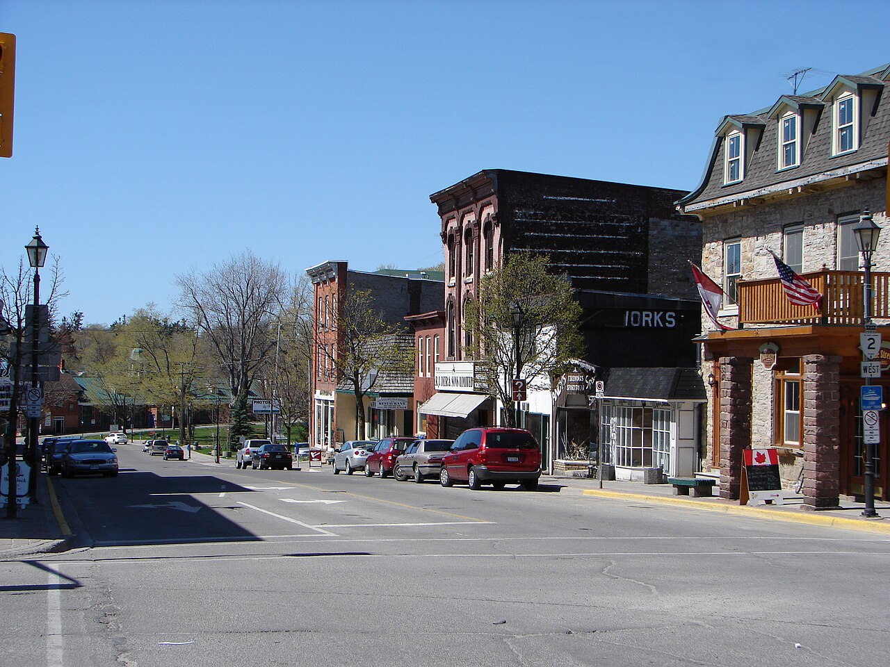 King Street, the main street in Gananoque