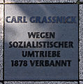 Carl Friedrich Wilhelm Graßnick, Caligariplatz, Berlin-Weißensee, Deutschland