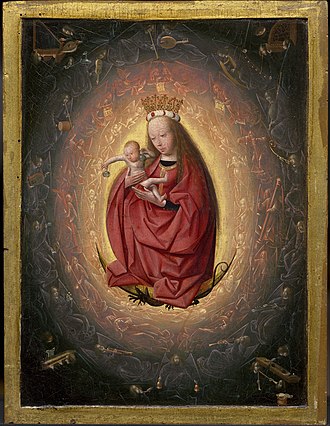 The Glorification of the Virgin (c. 1490-1495) by Geertgen tot Sint Jans Geertgen tot Sint Jans - The Glorification of the Virgin - Google Art Project.jpg