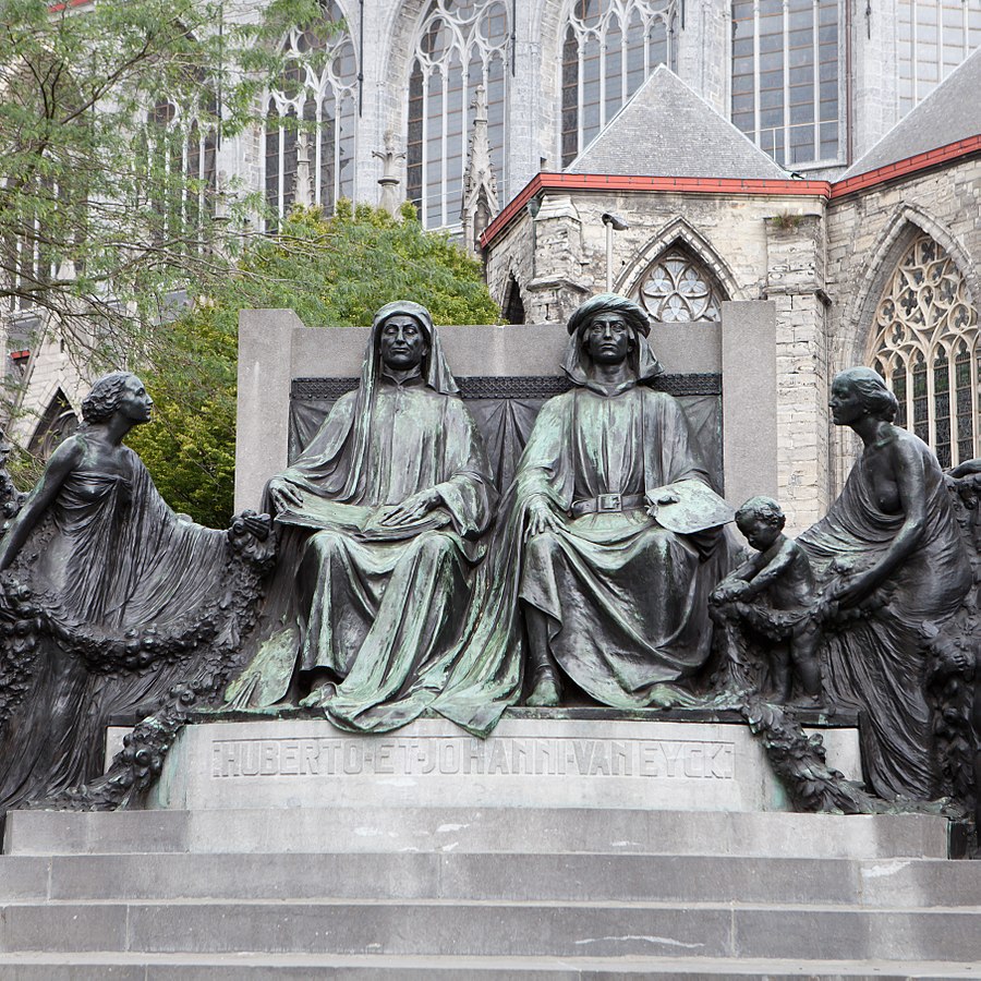 Monument ter ere van de gebroeders Van Eyck