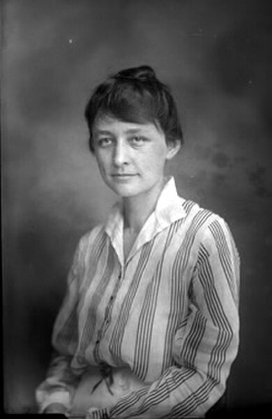 Georgia O'Keeffe, head of the art department from 1916 to 1918