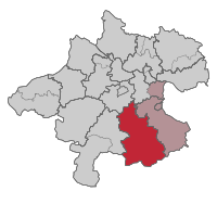 Map of the judicial district of Kirchdorf an der Krems