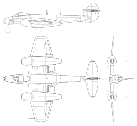 vue en plan de l’avion