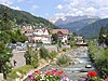 The Gardena river as seen from St. Ulrich