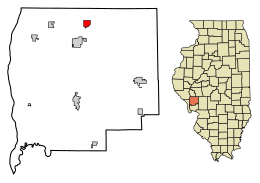Location of Roodhouse in Greene County, Illinois.