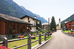 Gressoney-La-Trinité látképe