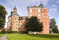 Gripsholms Castle is a royal palace in Mariefred, Södermanland, in Sweden. Author: Albabos.
