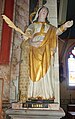 Guerlesquin : église Saint-Ténénan, statue de sainte Barbe