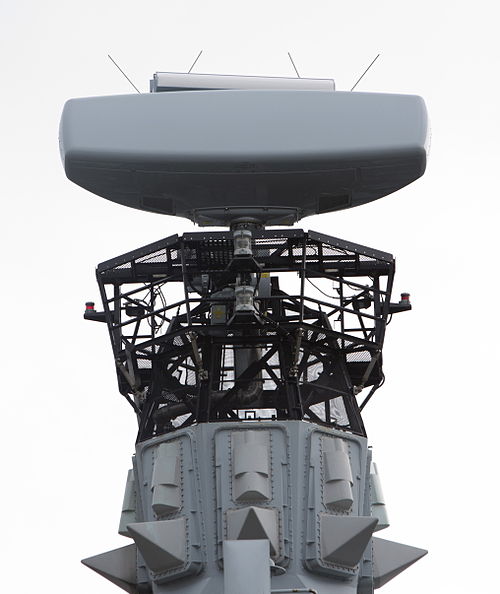 Type 997 Artisan 3D radar on HMS Argyll following her 2010 refit