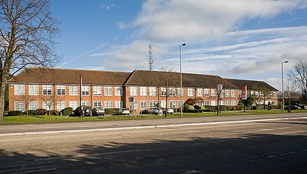 Headquarters of the Hampshire and Isle of Wight Fire and Rescue Service and Hampshire Constabulary in Eastleigh.