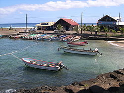 Harbour in Hanga Roa