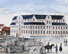 Harmonien i 1815 Akvarell (C.H. Geelmuyden)