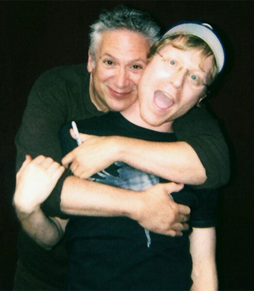 Rapp (right) with Harvey Fierstein at the Annual Flea Market and Grand Auction hosted by Broadway Cares/Equity Fights AIDS in September 2006