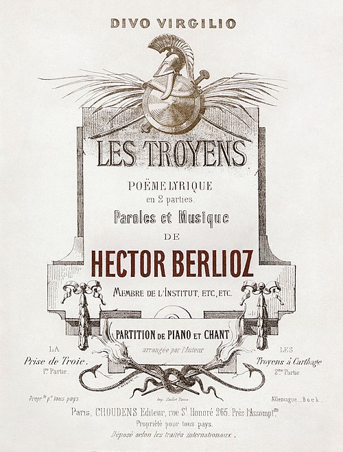 Cover of the Choudens edition of the vocal score