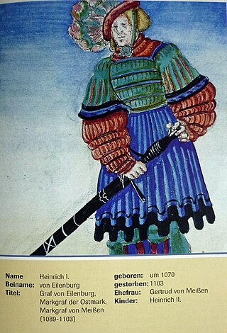 <span class="mw-page-title-main">Henry I, Margrave of the Saxon Ostmark</span>