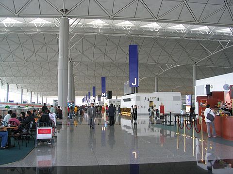Check-in counters at Terminal 1