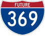 Future Interstate 369 marker