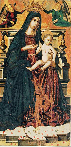 File:Ignoto del XVI secolo Madonna in trono col Bambino Messina Museo Regionale.jpg