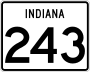 State Road 243 marker