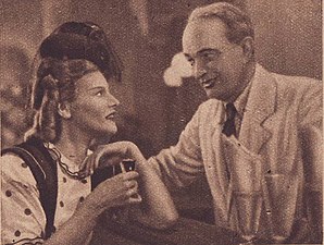 Irena Krasnowiecka (Ira) i Stanisław Grolicki (barman)