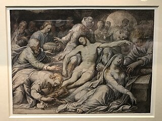 The Lamentation over the dead Christ