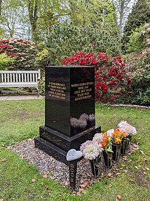 Memorial in Johnston Gardens, Aberdeen