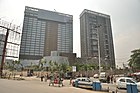 JW Marriott Hotel e Vivara Serviced Apartments in costruzione - Tangenziale orientale della metropolitana - Calcutta 2016-08-25 6269.JPG