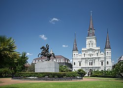 Jackson Square in New Orleans (von Dschwen)